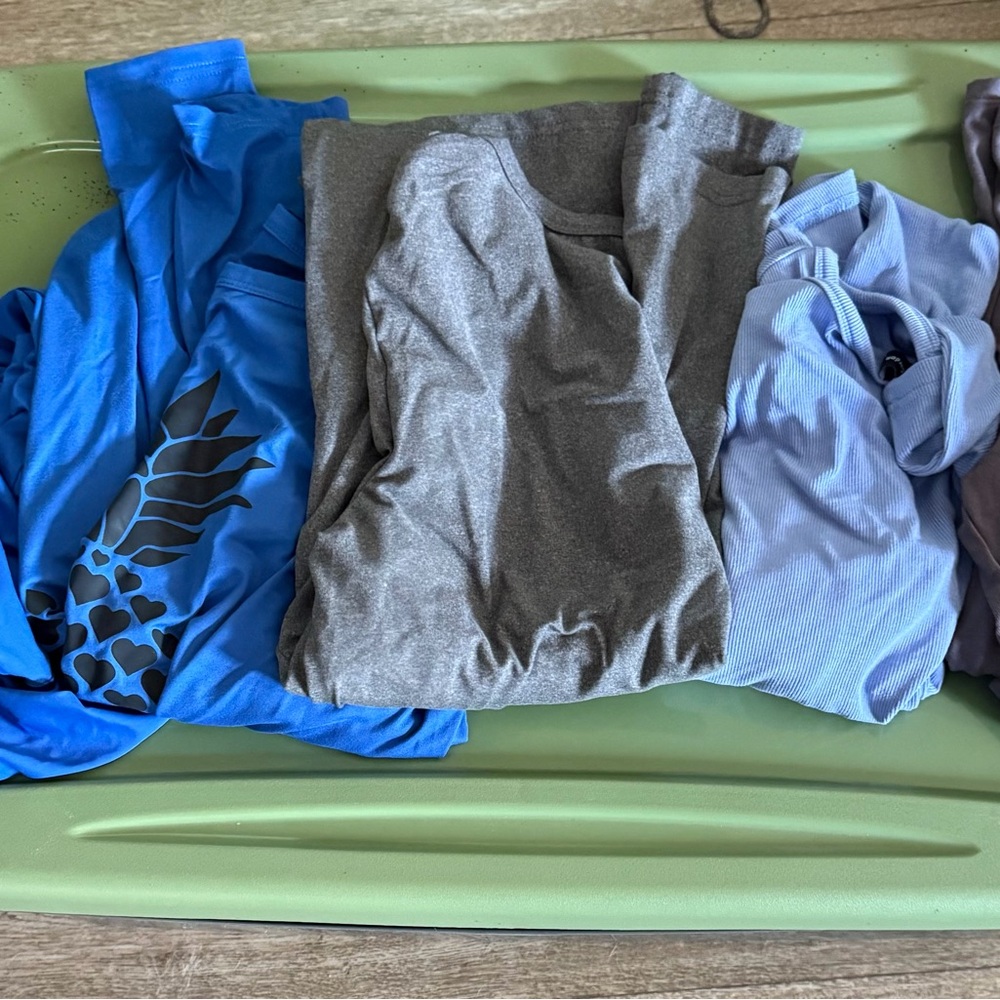 Blue and Gray Graphic T-Shirts bundle